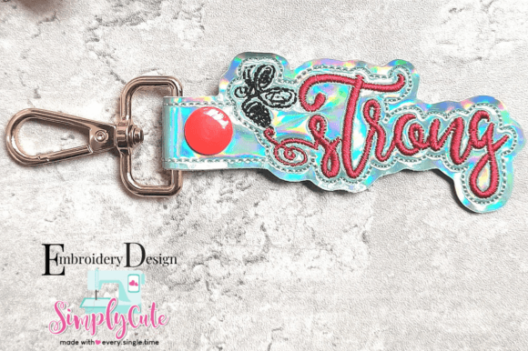 Bee Strong ITH Keychain: A Designer’s Review for Boutique Sweatshirts