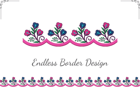 Floral Spring Border: A Designer’s Review for Craft Fairs