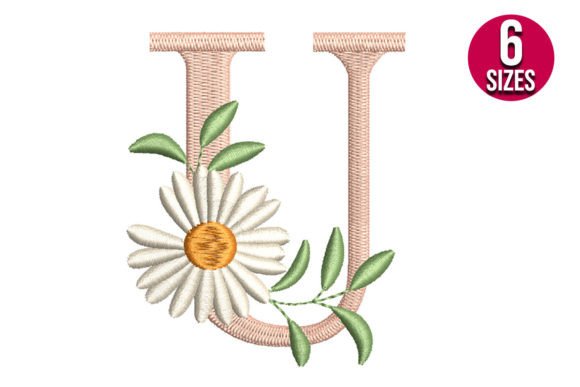 Review: Floral Alphabet Letter U for Etsy Shops
