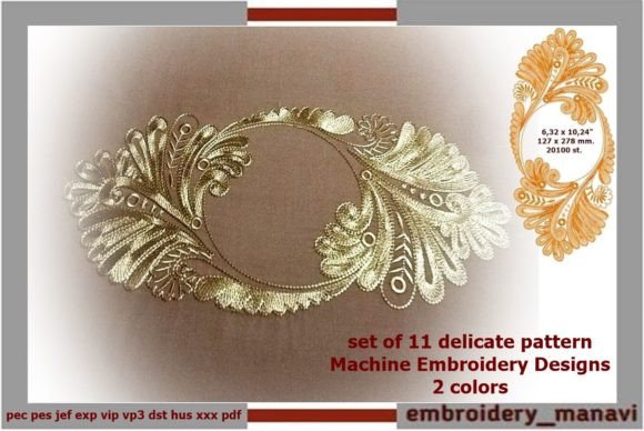 Review: Set of 11 Delicate Pattern in 2 Colors