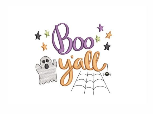 Reviewing Boo, Y all for Halloween Embroidery Projects