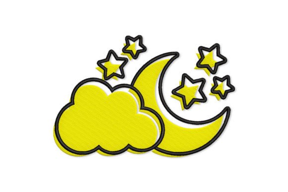 Reviewing Clouds and Moon with Stars for Gifts