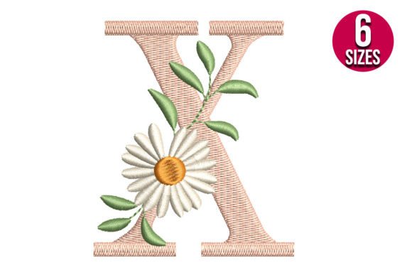 Reviewing Floral Alphabet Letter X for Etsy Shops