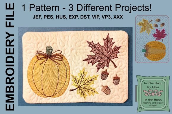 Reviewing the Fall Harvest Mug Rug Design